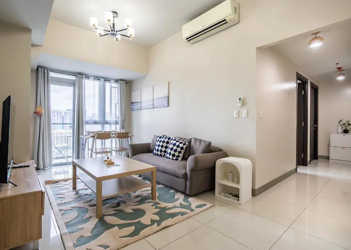 Apartamento 2br 2tb Uptown Parksuites Bgc Balcony,fast Wifi,washer Manila