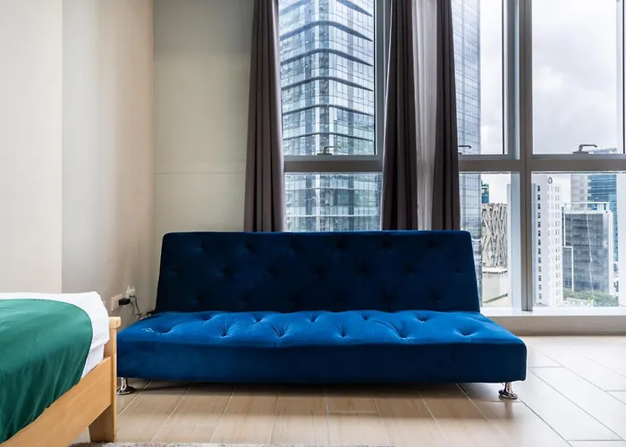 2br 2tb Uptown Parksuites Bgc Balcony,fast Wifi,washer * Manila