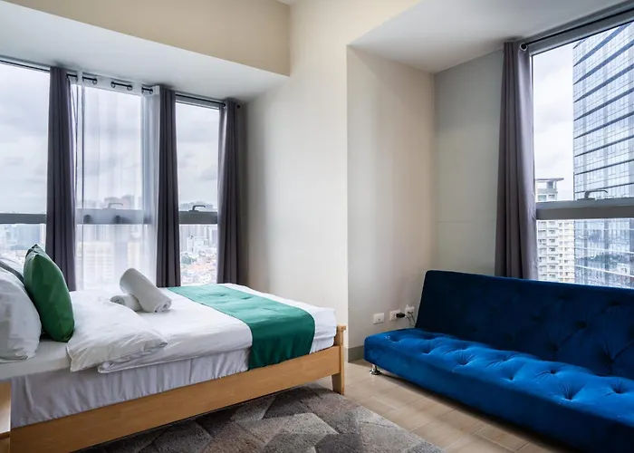 2br 2tb Uptown Parksuites Bgc Balcony,fast Wifi,washer Apartamento