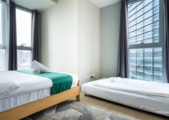 Apartamento 2br 2tb Uptown Parksuites Bgc Balcony,fast Wifi,washer Manila